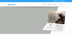 Desktop Screenshot of librosenlanube.com
