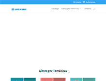 Tablet Screenshot of librosenlanube.com